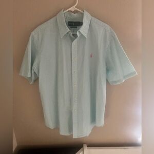 XL light blue Ralph Lauren button down shirt